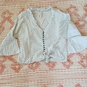 ❤Polka dotted blouse